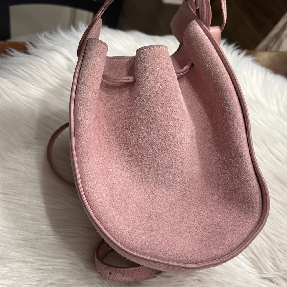 THE ROW Suede Bucket Bag